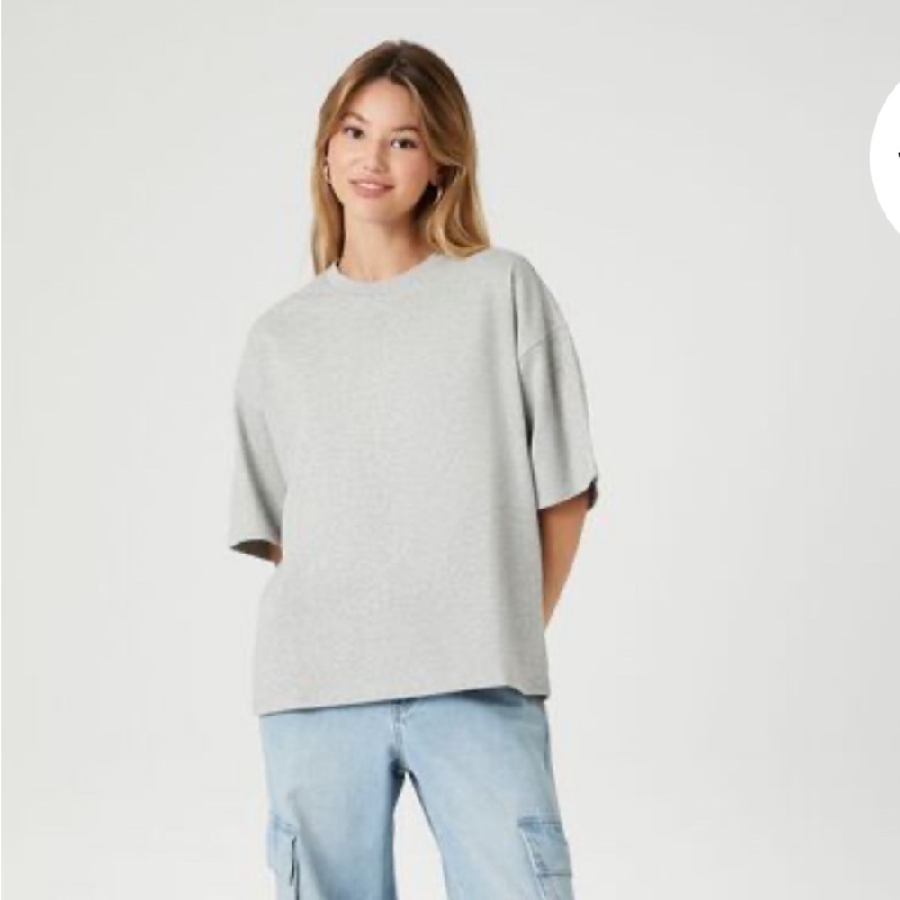 Forever 21 Oversized Crew Neck Tee